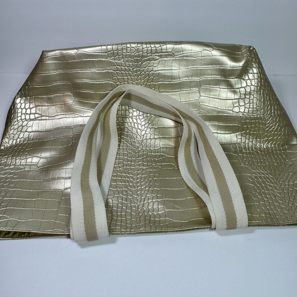 Saks Fifth Avenue Gold Tote Bag - Picture 11 of 11